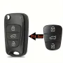 Резервни копчета за ключ за KIA, HYUNDAI, снимка 1