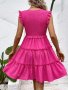 Нова модна лятна едноцветна рокля - 023, снимка 4