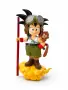 Аниме фигура Kid Goku с облак и жезъл – Dragon Ball, 26 см, снимка 1