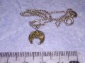ФИНА СРЕБЪРНА ГРИВНА СРЕБРО 925 с ПОСРЕБРЕНА СТАРИННА ОСМАНСКА МАЙСТОРСКА ВИСУЛКА ПОЛУМЕСЕЦ 38665, снимка 13