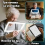 Мощна увеличителна лупа за врат за шиене на гоблени бродерия четене на книги с LED осветление, снимка 4