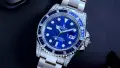Rolex Submariner Blue King Jewels Diamond, снимка 14