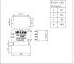 AC DC захранване модул 220В AC 12V DC 3W, снимка 4