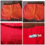 Червени дънкови панталонки, снимка 1 - Детски къси панталони - 41537065