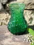 Ваза зелено стъкло, снимка 1