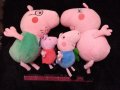 Лот плюшени играчки Peppa Pig Пепа Пиг 30 см, 20 см, 15 см, снимка 2