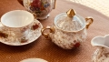 Порцеланов сервиз за кафе стил барок, снимка 3