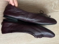 Балеринки кожа р.40 бургунди, снимка 6