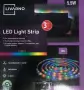 LIVARNO LED Лента 3 метра – 96 Цветни LED, Самозалепваща, с Адаптер, снимка 1