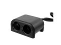 Автомобилен разклонител Olesson 1641, 2 гнезда за запалка, 1xUSB, 10A, 12VDC, 24VDC, 0.75m, снимка 2