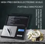 Везна за бижута, 0.50кг, дигитална, 2бр ААА батерии, Черен, снимка 6