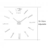 Голям домашен триизмерен стикер часовник, снимка 11 - Стенни часовници - 39956158