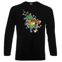 Мъжка тениска майнкрафт Minecraft 3,Minecraft,Игра,Забавление,подарък,Изненада,Рожден Ден., снимка 9 - Тениски - 36495038