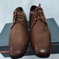 Стилни мъжки обувки от естествена кожа ROCKPORT by ADIDAS №43, снимка 2 - Официални обувки - 35661690