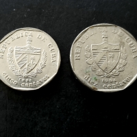 Монети.  Куба.  5 и 10 цента .  2 бр, снимка 4 - Нумизматика и бонистика - 36089212