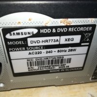 SAMSUNG DVD-HR773A HDD/DVD RECORDER-ВНОС GERMANY 0409231410L2EWC, снимка 18 - Плейъри, домашно кино, прожектори - 42075500