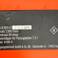 BTi A18 NTS - Акумулаторна прахосмукачка 18V 5.0Ah, снимка 6 - Други инструменти - 44342612