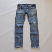 дънки g star raw g-star панталон долнище оригинални сини мъжки 32/32, снимка 2 - Дънки - 42462780