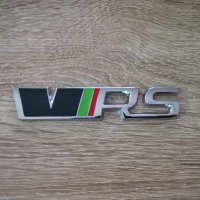 Skoda VRS шкода ВРС емблеми надписи черно със сребристо, снимка 1 - Аксесоари и консумативи - 41691879