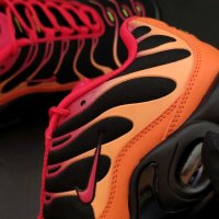 Nike Air Max Plus TN Нови Мъжки Обувки Маратонки Размер 42 Номер 26.5см Черни Червени найк, снимка 3 - Маратонки - 40308906