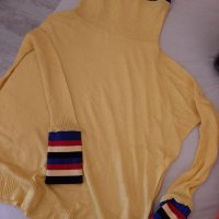 Пуловер жълт oversize, снимка 2 - Блузи с дълъг ръкав и пуловери - 39087204