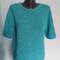Мекичка дизайнерска блуза тип туника "OLSEN"® / голям размер, снимка 1 - Блузи с дълъг ръкав и пуловери - 35835063