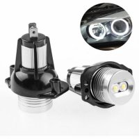 LED крушки за фарове Angel Eye Bmw E90, снимка 3 - Аксесоари и консумативи - 39623619
