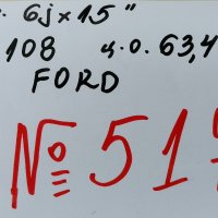 15’’ 4x108 originalna za ford 15” 4х108 оригинална за форд-№517, снимка 2 - Гуми и джанти - 44256411