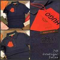Hugo Boss мъжка тениска с яка 13 цвята , снимка 6 - Тениски - 35740872