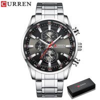 Мъжки часовник Curren Orrery, Хронограф, Неръждаема стомана, снимка 10 - Мъжки - 40246977