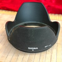 Оригинален Японски Сенник за Обектив SIGMA DC 18-125mm за CANON AF, снимка 2 - Чанти, стативи, аксесоари - 42596938