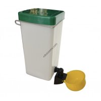 Автоматична Поилка за Птици - комплект поилка и съд - 1 литър, жълта - Арт. №: 320080 , снимка 3 - За птици - 41061000