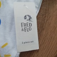 Комплект блузка с клинче Fred & Flo, снимка 2 - Комплекти за бебе - 41874072