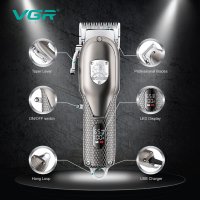 VGR V-276 Цифров дисплей Безжични машинки за подстригване Електрическа машина за подстригване Компле, снимка 2 - Тримери - 41807459
