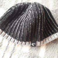 Зимна шапка черно и сиво, снимка 2 - Шапки - 39325670