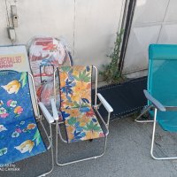 сгъваем алуминиев стол за плаж, шезлонг, туристически стол, снимка 13 - Градински мебели, декорация  - 41620547