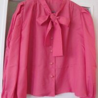 Ярко розова риза / блуза, снимка 1 - Ризи - 35924814
