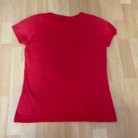 Червена тениска Мики Маус, снимка 3 - Тениски - 42067373