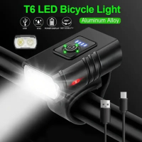 Ултра ярка LED светлина за велосипед, Двойна, Алуминиева, USB, 1000Lum, снимка 5 - Аксесоари за велосипеди - 44669785