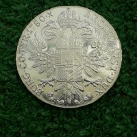 сребърна монета от 1 талер 1780г. Австро-Унгария, РЕСТРАЙК., снимка 1 - Нумизматика и бонистика - 40062615