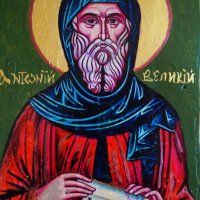 икона на свети Антоний, снимка 2 - Икони - 33982188