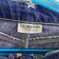Нови Детски дънки със здездички LC Waikiki, снимка 2 - Детски панталони и дънки - 40049814