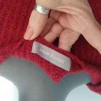 Пухкав дизайнерски пуловер от мохер и примеси "samsoe & samsoe"®, снимка 5 - Блузи с дълъг ръкав и пуловери - 40154204