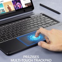 Отделящ се калъф за клавиатура Doohoeek за Samsung Galaxy Tab S8+/S7+/S7 FE 12,4 инча, снимка 2 - Таблети - 41376576