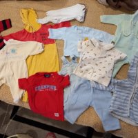 Лот бебешки дрешки за момче от 0 до 3 месеца, снимка 1 - Комплекти за бебе - 34639430