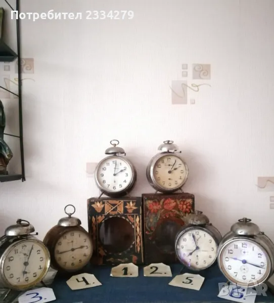 Стари часовници будилници от 30-40те години. , снимка 1