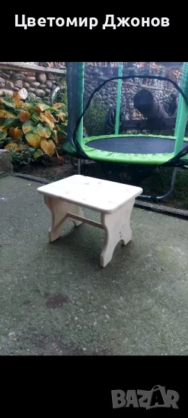 Дървено столче, снимка 1