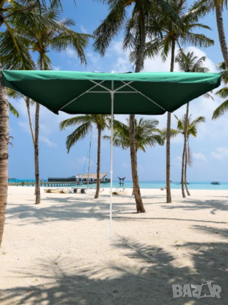 Чадър за градина и плаж – 2.40 м широчина, 2.60 м височина "Много здрав чадър", снимка 1