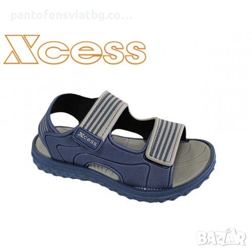 Детски гумени сандали XCESS син/сив 30/35, снимка 1