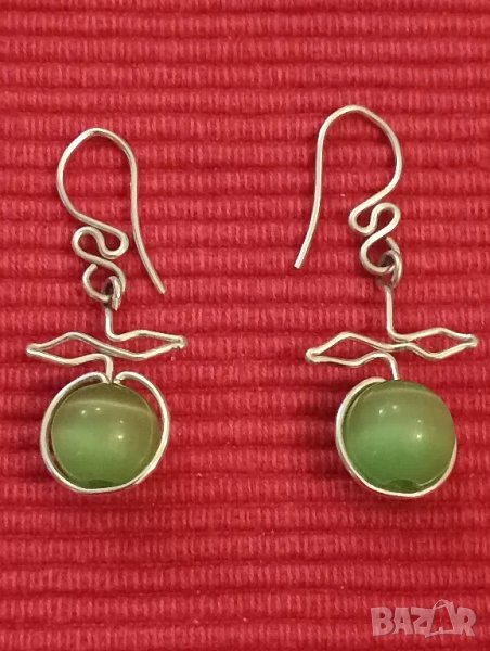 Нефритени обеци, Ябълки. , снимка 1